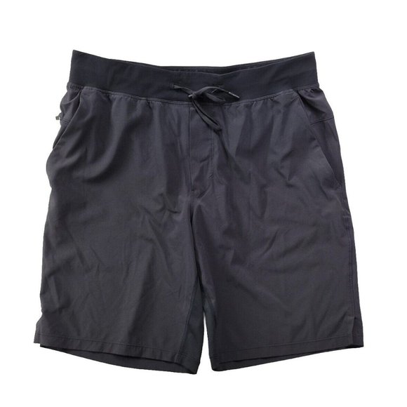 Lululemon T.H.E Short Training Men L Black Performance Lined  9.5" Inseam Run - Picture 1 of 10